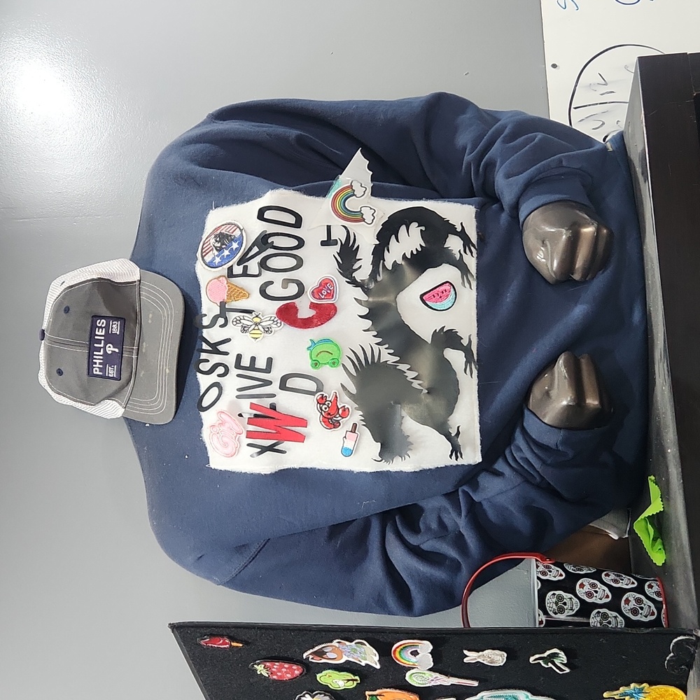 UCUSTS Custom Sweatshirt You pick color,size,patches!